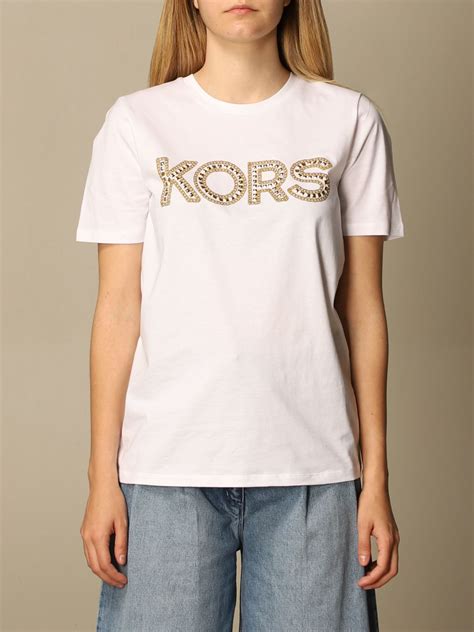 michael kors top mit logo fur frauen|michael kors t shirt.